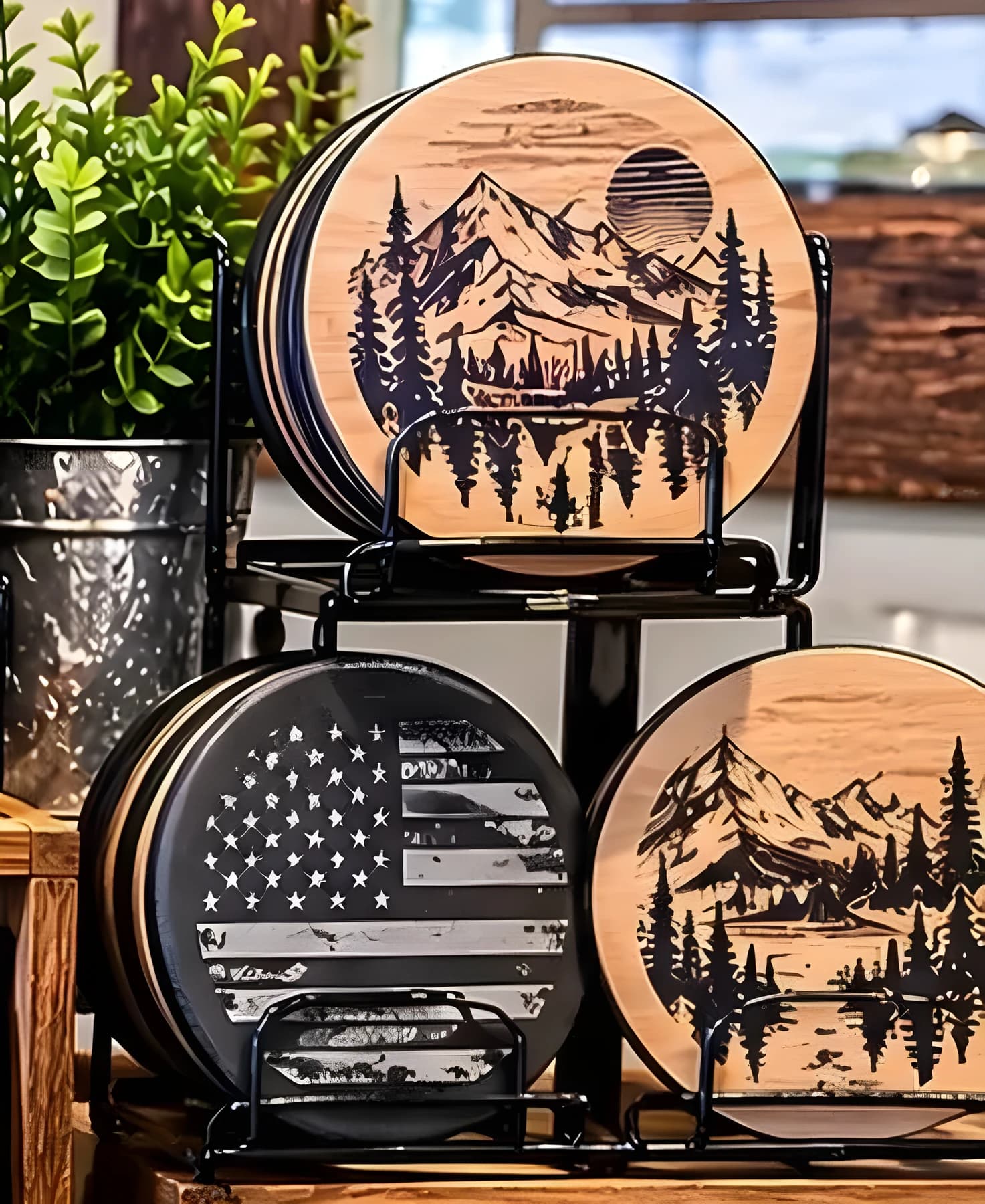 Flag Coaster Set