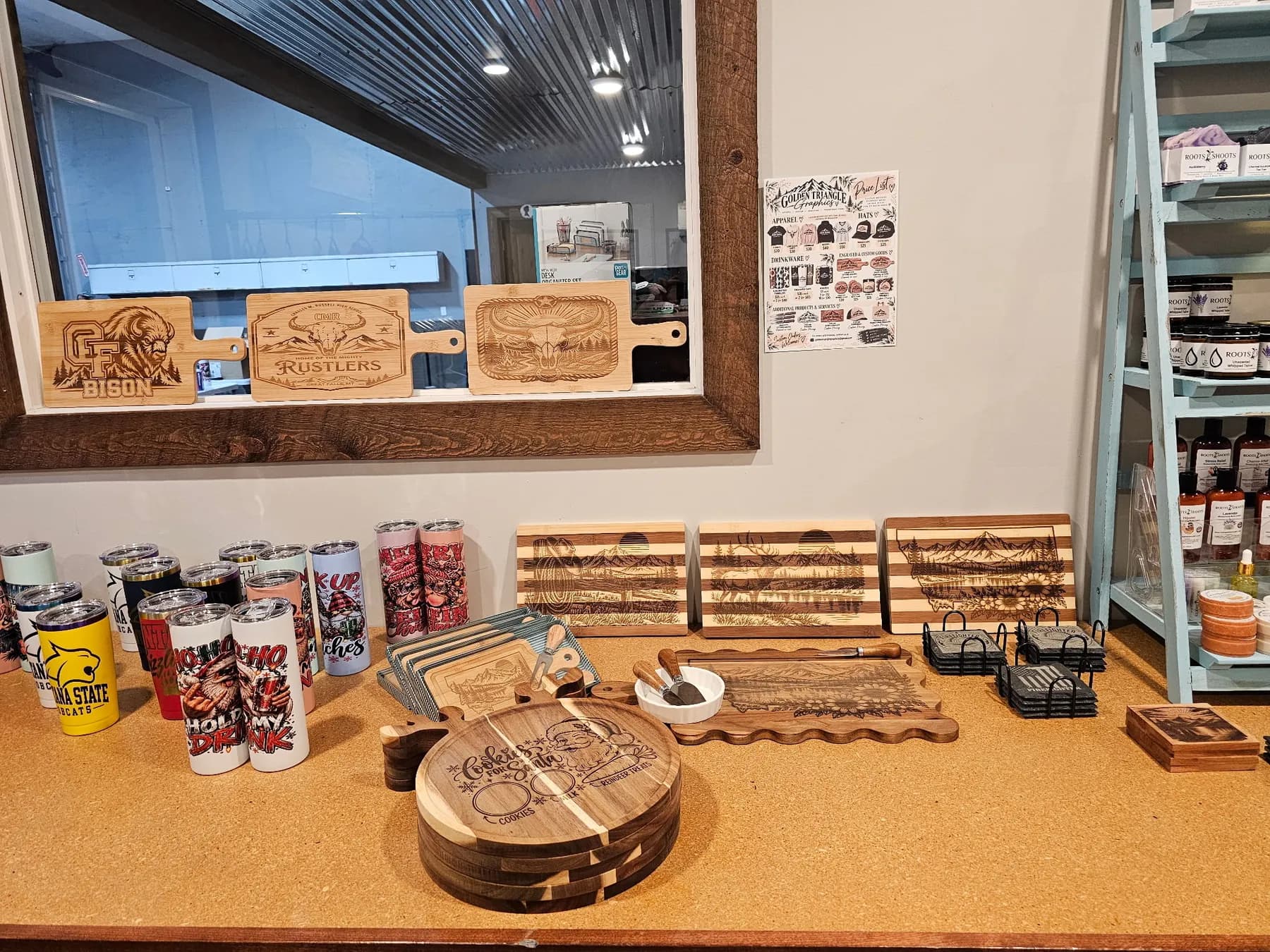 Bison and Rustlers boards